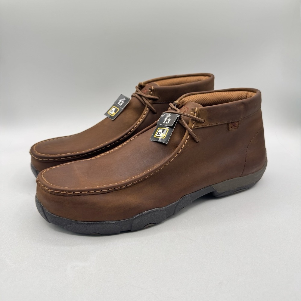 Twisted X  Work Chukka Boots Men's Size 13 M Brown Leather Steel Toe